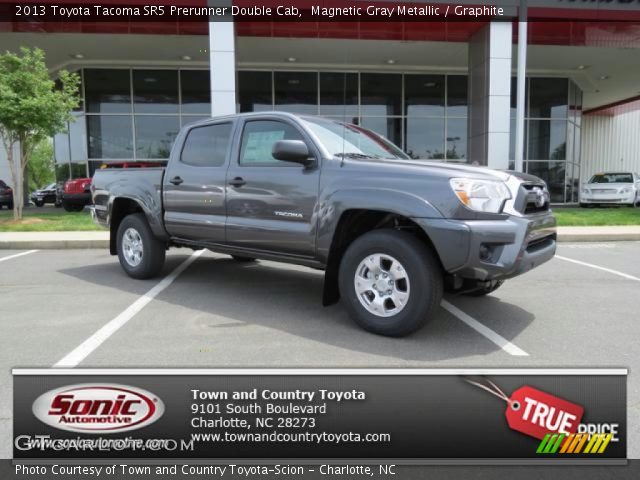 2013 Toyota Tacoma SR5 Prerunner Double Cab in Magnetic Gray Metallic