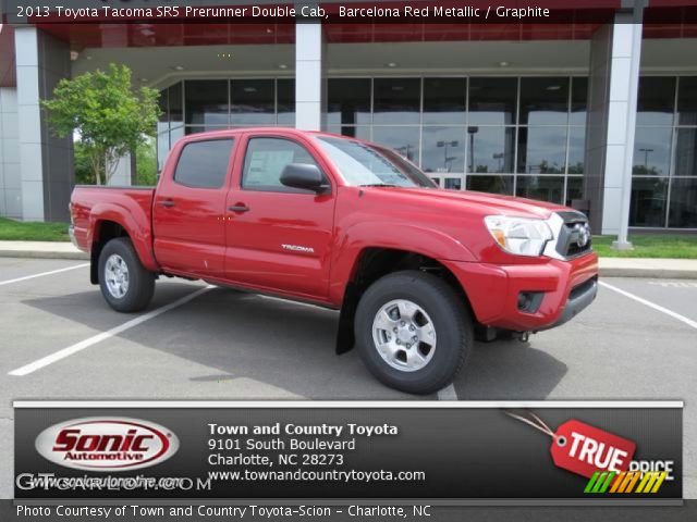 2013 Toyota Tacoma SR5 Prerunner Double Cab in Barcelona Red Metallic