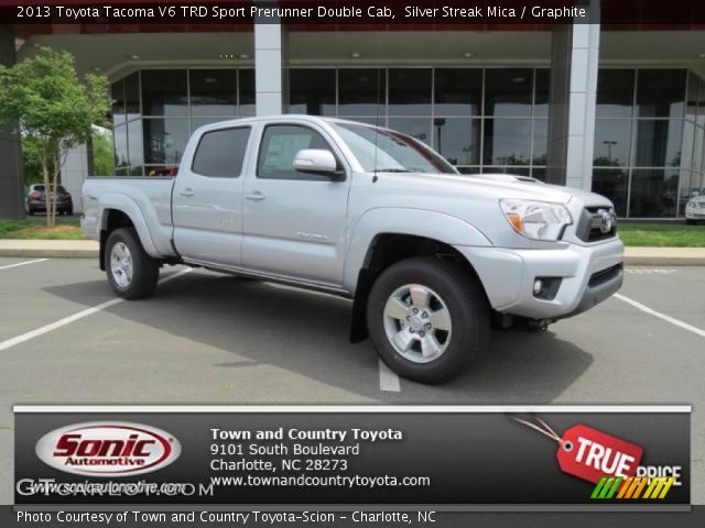 2013 Toyota Tacoma V6 TRD Sport Prerunner Double Cab in Silver Streak Mica