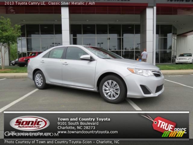 2013 Toyota Camry LE in Classic Silver Metallic