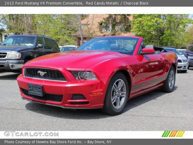 2013 Ford Mustang V6 Premium Convertible in Red Candy Metallic