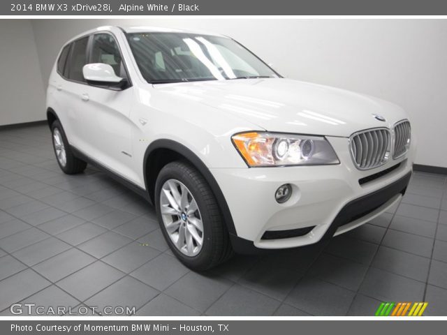 2014 BMW X3 xDrive28i in Alpine White
