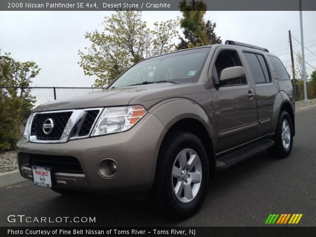 2008 Nissan Pathfinder SE 4x4 in Desert Stone