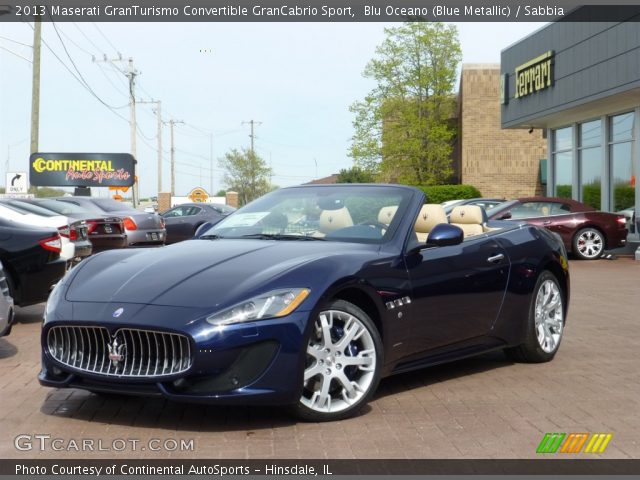 2013 Maserati GranTurismo Convertible GranCabrio Sport in Blu Oceano (Blue Metallic)