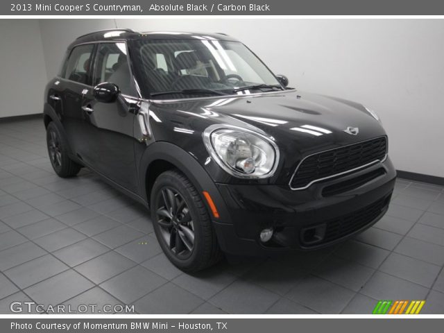 2013 Mini Cooper S Countryman in Absolute Black