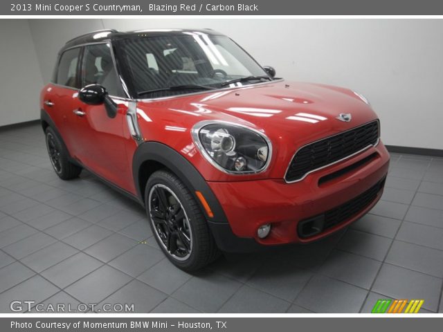 2013 Mini Cooper S Countryman in Blazing Red