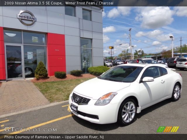 2009 Nissan Altima 3.5 SE Coupe in Winter Frost Pearl