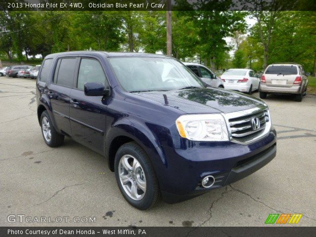 2013 Honda Pilot EX 4WD in Obsidian Blue Pearl