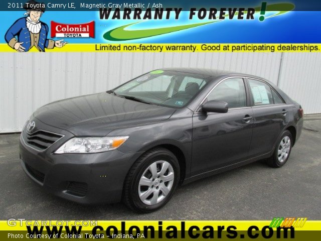 2011 Toyota Camry LE in Magnetic Gray Metallic
