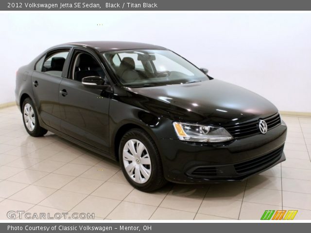 2012 Volkswagen Jetta SE Sedan in Black