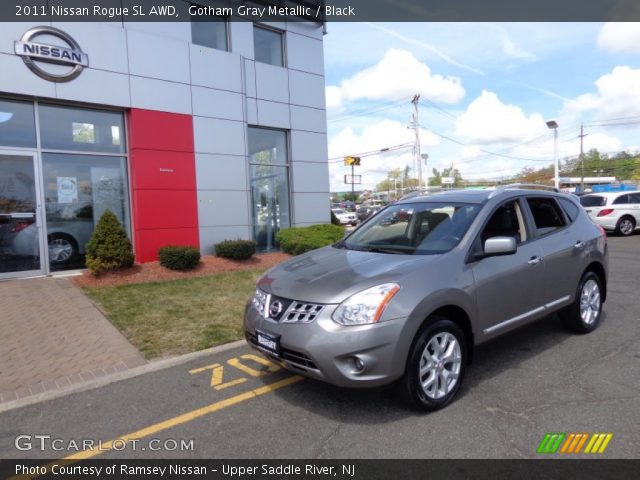 2011 Nissan Rogue SL AWD in Gotham Gray Metallic