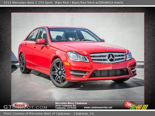 2013 Mercedes-Benz C 250 Sport in Mars Red