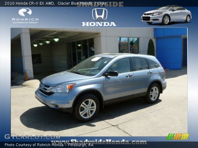 2010 Honda CR-V EX AWD in Glacier Blue Metallic