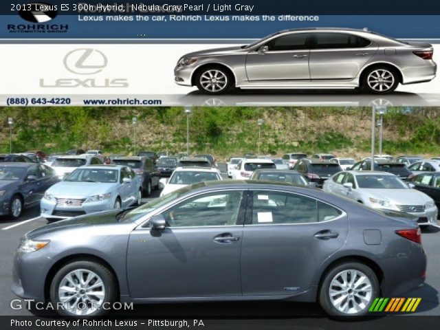 2013 Lexus ES 300h Hybrid in Nebula Gray Pearl