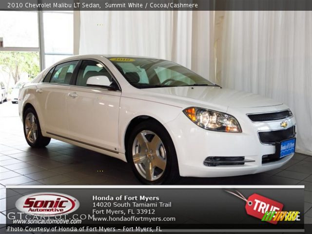 2010 Chevrolet Malibu LT Sedan in Summit White
