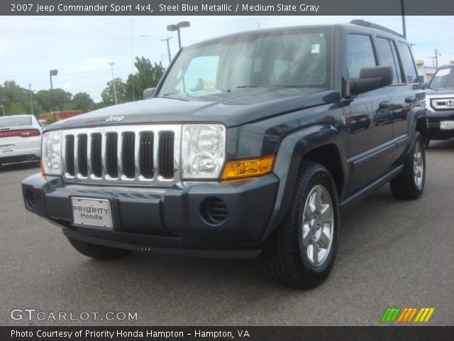 2007 Jeep Commander Sport 4x4 in Steel Blue Metallic