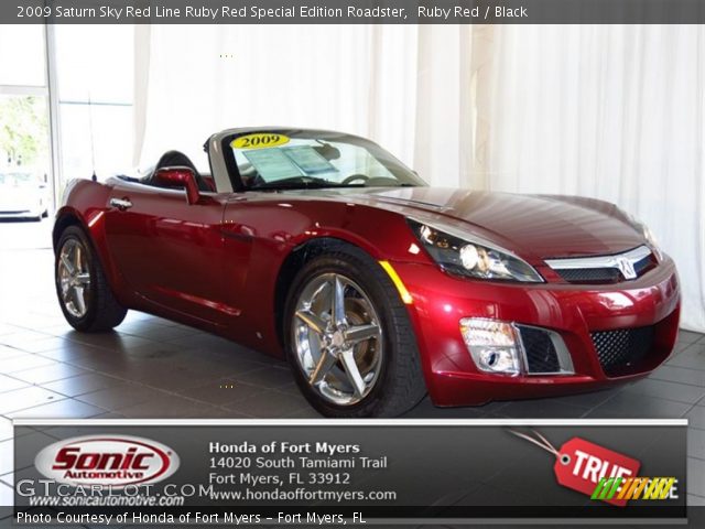 2009 Saturn Sky Red Line Ruby Red Special Edition Roadster in Ruby Red