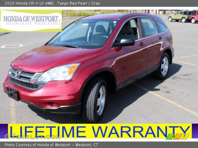 2010 Honda CR-V LX AWD in Tango Red Pearl