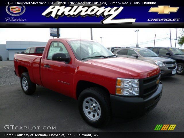 2013 Chevrolet Silverado 1500 Work Truck Regular Cab 4x4 in Victory Red