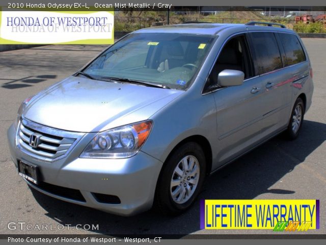 2010 Honda Odyssey EX-L in Ocean Mist Metallic