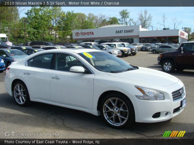 2010 Nissan Maxima 3.5 SV Sport in Winter Frost White