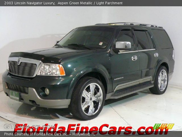 2003 Lincoln Navigator Luxury in Aspen Green Metallic