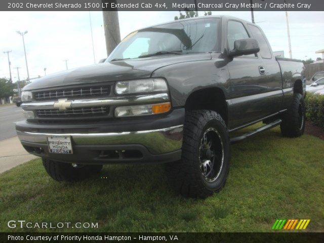 2002 Chevrolet Silverado 1500 LT Extended Cab 4x4 in Medium Charcoal Gray Metallic