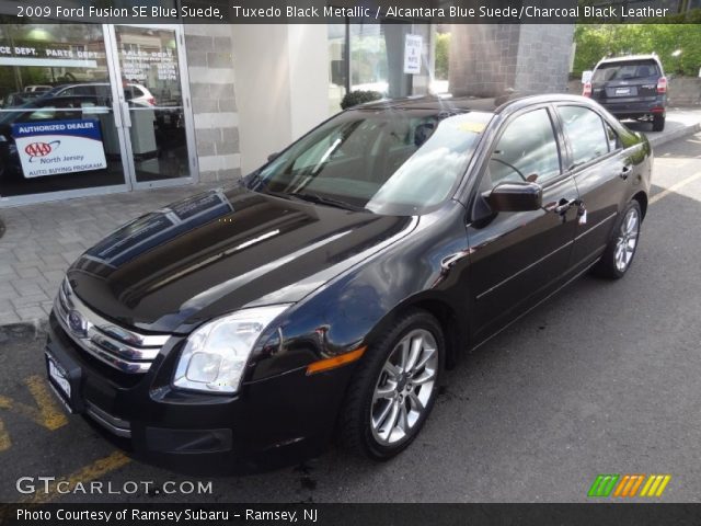 2009 Ford Fusion SE Blue Suede in Tuxedo Black Metallic