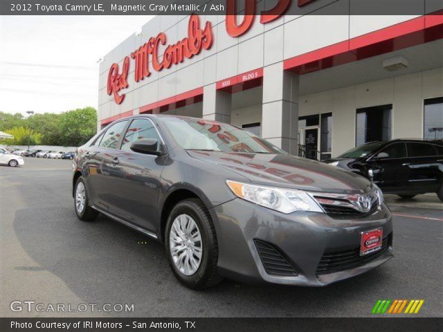 2012 Toyota Camry LE in Magnetic Gray Metallic