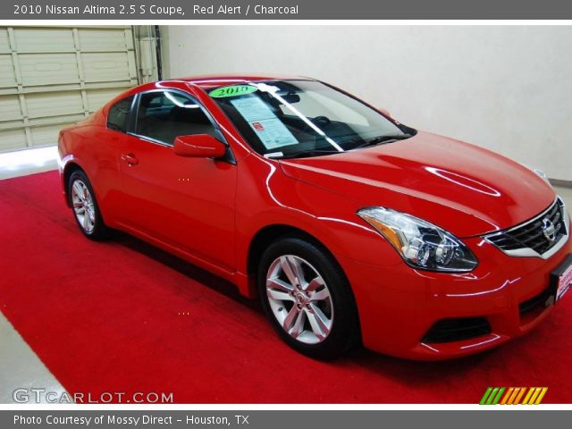 2010 Nissan Altima 2.5 S Coupe in Red Alert