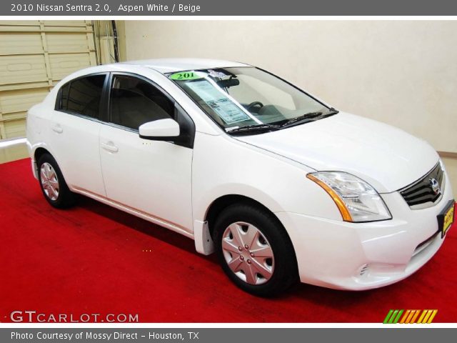 2010 Nissan Sentra 2.0 in Aspen White