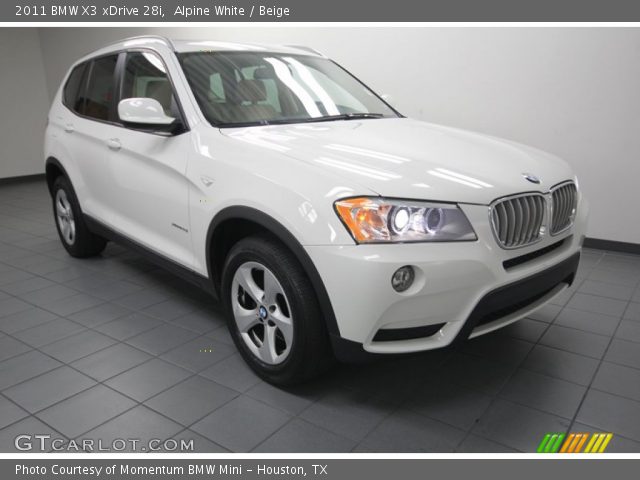 2011 BMW X3 xDrive 28i in Alpine White