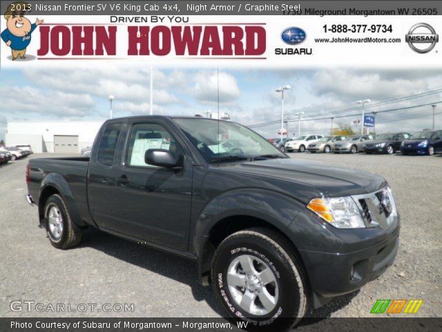 2013 Nissan Frontier SV V6 King Cab 4x4 in Night Armor