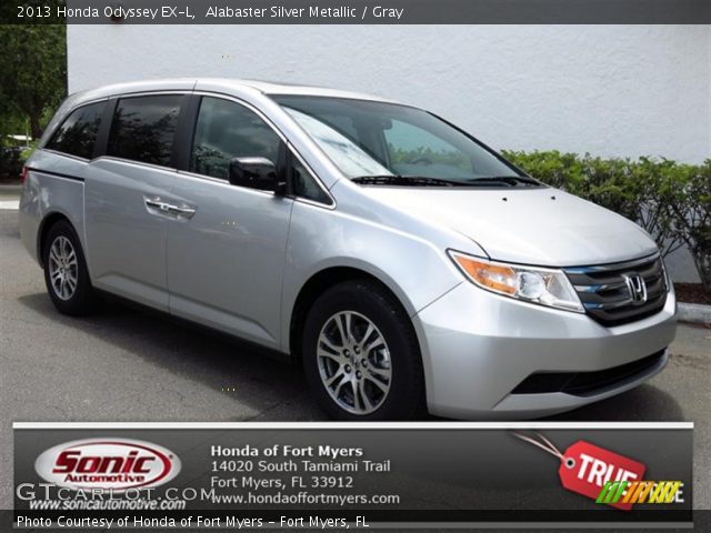 2013 Honda Odyssey EX-L in Alabaster Silver Metallic