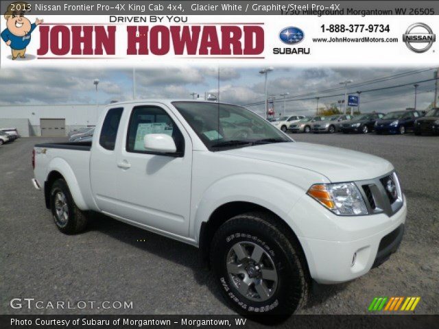2013 Nissan Frontier Pro-4X King Cab 4x4 in Glacier White
