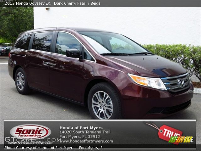 2013 Honda Odyssey EX in Dark Cherry Pearl