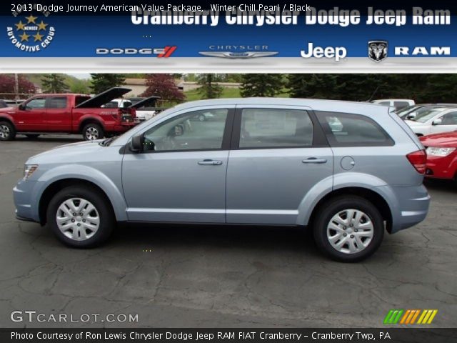 2013 Dodge Journey American Value Package in Winter Chill Pearl