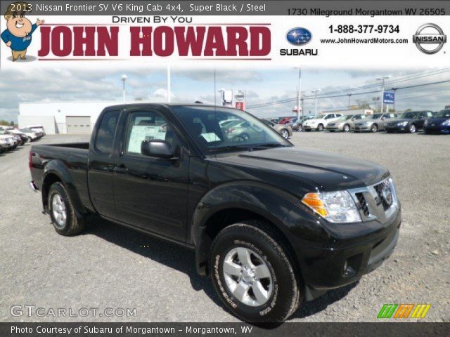2013 Nissan Frontier SV V6 King Cab 4x4 in Super Black
