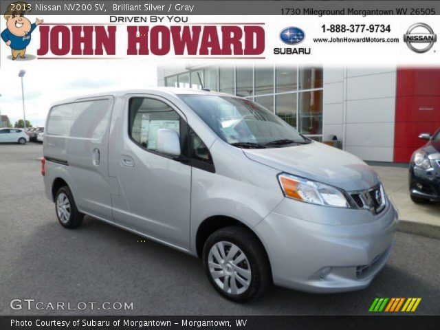 2013 Nissan NV200 SV in Brilliant Silver