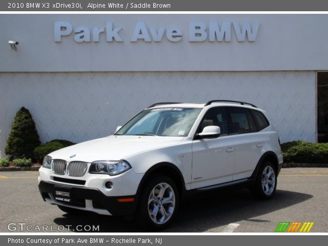 2010 BMW X3 xDrive30i in Alpine White