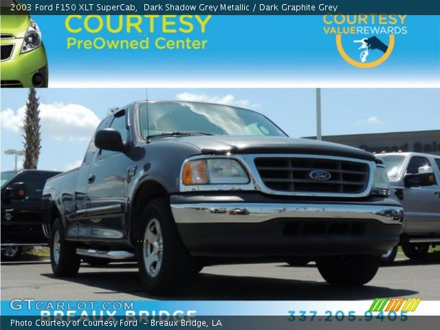 2003 Ford F150 XLT SuperCab in Dark Shadow Grey Metallic