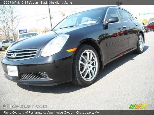 2005 Infiniti G 35 Sedan in Black Obsidian