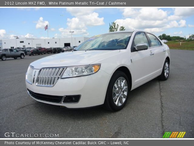 2012 Lincoln MKZ FWD in White Platinum Metallic Tri-Coat
