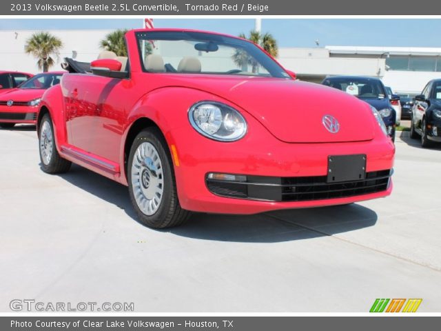 2013 Volkswagen Beetle 2.5L Convertible in Tornado Red