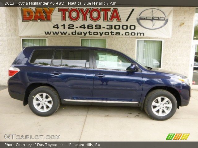 2013 Toyota Highlander V6 4WD in Nautical Blue Metallic