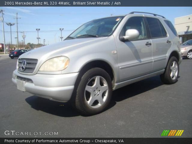 2001 Mercedes-Benz ML 320 4Matic in Brilliant Silver Metallic
