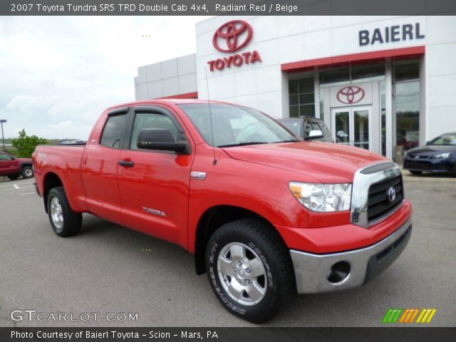 2007 Toyota Tundra SR5 TRD Double Cab 4x4 in Radiant Red