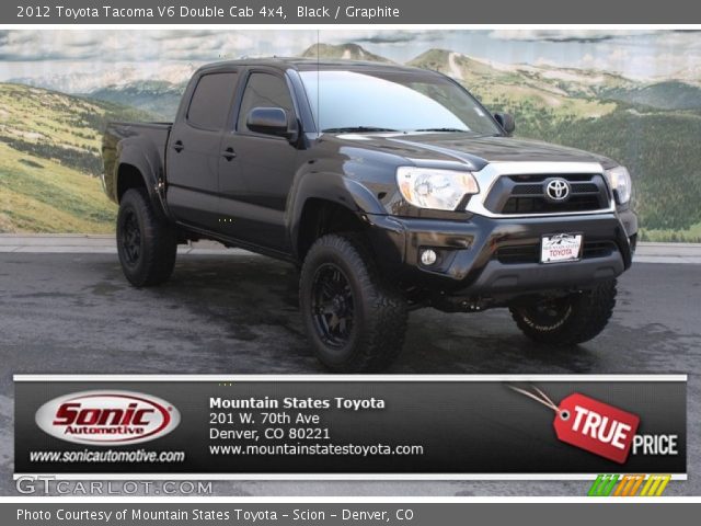 2012 Toyota Tacoma V6 Double Cab 4x4 in Black