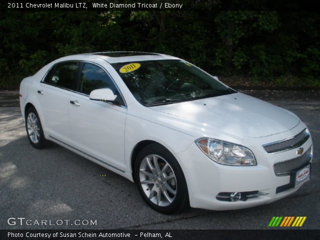 2011 Chevrolet Malibu LTZ in White Diamond Tricoat