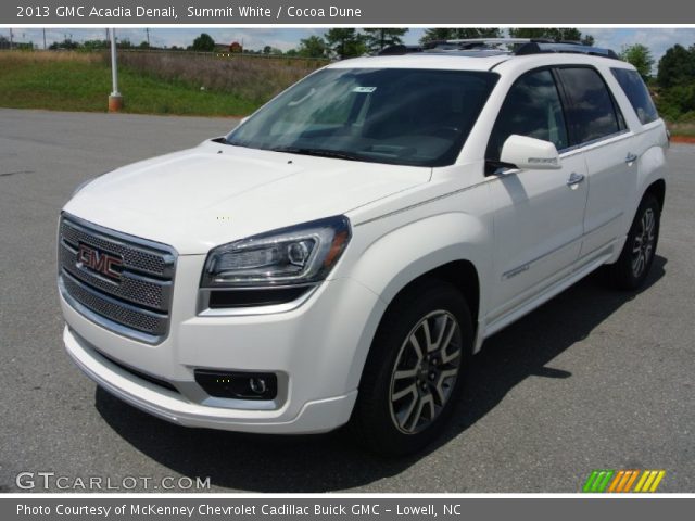 2013 GMC Acadia Denali in Summit White